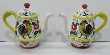 Rooster roses teapot for sale  Richmond