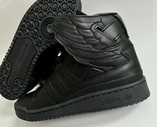 Usado, Tênis Adidas Jeremy Scott Originals Forum Wings estilo de vida triplo preto EUA 13 comprar usado  Enviando para Brazil