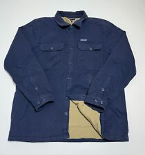 Camisa jaqueta de flanela Patagonia isolada fiorde Jac 27640 azul marinho masculina tamanho GG comprar usado  Enviando para Brazil