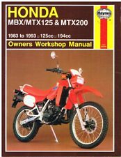 Honda mbx125f mtx125rw for sale  MANSFIELD