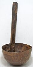 Antique Iron Wooden Kitchenware Large Spoon Original Old Hand Crafted, used for sale  Shipping to South Africa