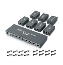 1080p 1x7 7 Port HDMI Extender Splitter Over CAT6/CAT6a/CAT7 Ethernet Cable for sale  Shipping to South Africa
