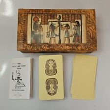 Maza de Tarot Egipcio De Colección con Caja de Cuero Años 80 Cartas, usado segunda mano  Embacar hacia Argentina