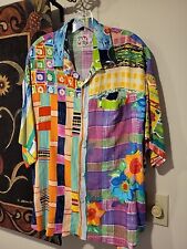 Camisa Hawaiana De Colección Jams World Para Hombres LG/XL Rayón Tropical Retro Abstracta ¡COMO NUEVA! segunda mano  Embacar hacia Argentina