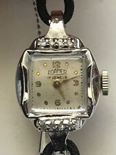 Rzadki antyczny zegarek damski ROAMER 17jewels działający 10K.R.G.P na sprzedaż  PL