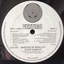 BLACK SABBATH - MASTER OF REALITY 1971 VERTIGO 6360 050 AUS CAPA EM RELEVO LP comprar usado  Enviando para Brazil