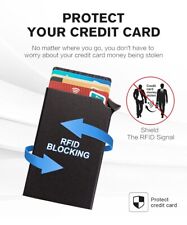 Bloqueo RFID Anti-ladrón Soporte para Tarjeta de Crédito Delgado Estuche Tarjeta de Identificación Billetera Tarjeta Bancartera segunda mano  Embacar hacia Argentina