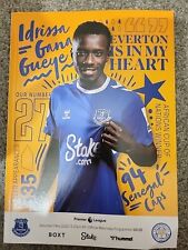 Everton leicster programmes for sale  PRESTON