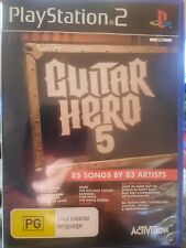 Guitar Hero 5 Playstation 2 PS2 Game Complete, used for sale  Shipping to South Africa