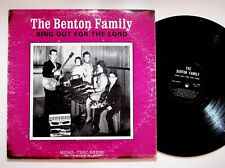 Usado, 1968 Kingsport TN The Benton Family Sing Out For The Lord Gospel LP Disco comprar usado  Enviando para Brazil