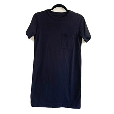 Vestido camiseta Everlane feminino bolso tamanho XXS mini manga curta preto casual comprar usado  Enviando para Brazil