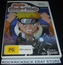 JOGO NINTENDO WII NARUTO CLASH OF NINJA REVOLUTION VERSÃO EUROPÉIA + MANUAL comprar usado  Enviando para Brazil