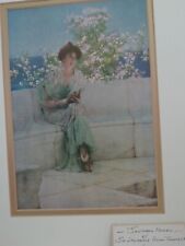 Used, 1928 Print "Southern Maiden" By Sir Lawrence Alma-tadema R. A for sale  BRADFORD