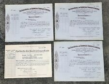Vintage share certicates for sale  Shipping to Ireland