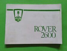 Rover 2600 libretto usato  Casalmaggiore
