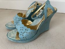 Turquoise blue faux for sale  LONDON