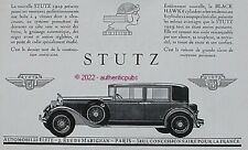Publicite stutz automobile d'occasion  Cires-lès-Mello
