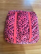Travesseiro de viagem com estampa de leopardo rosa com alças e bolso animal chita 12”x12” comprar usado  Enviando para Brazil