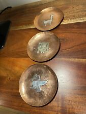 Set copper dishes for sale  PUDSEY