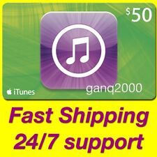 50 $ APPLE US iTunes KARTA PODARUNKOWA voucher certyfikat USD (USA App Store Key Card), używany na sprzedaż  Wysyłka do Poland