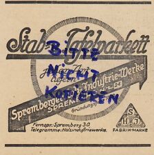 Spremberg werbung 1922 gebraucht kaufen  Leipzig