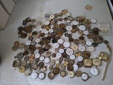 Used, LARGE JOB LOT VINTAGE / ANTIQUE WATCH MOVEMENTS AND DIALS - SPARES REPAIRS for sale  Shipping to South Africa