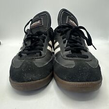 Tênis de futebol Adidas Samba clássico camurça indoor preto branco tamanho 10 sem solas comprar usado  Enviando para Brazil