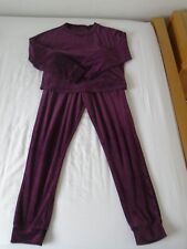 Burgundy ribbed faux for sale  NORTH SHIELDS