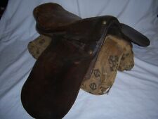 Vintage leather saddle for sale  Flint