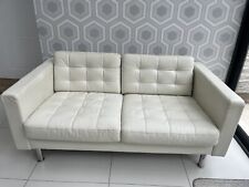 White leather ikea for sale  WEST WICKHAM