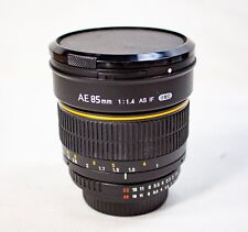 Lente Rokinon 85mm f1.4 AS IF UMC para Nikon F (foco manual, chip AE) comprar usado  Enviando para Brazil