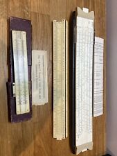 Used slide rulers for sale  NOTTINGHAM