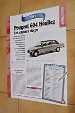 Peugeot 604 heuliez d'occasion  Vincey