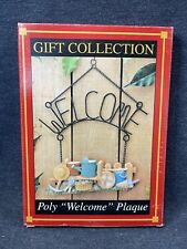 Metal poly welcome for sale  Burfordville