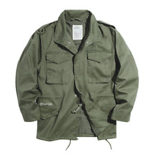 Casaco Windbreaker Vintage Solto Masculino M65 Field Jacket Exército Verde Militar Casual comprar usado  Enviando para Brazil