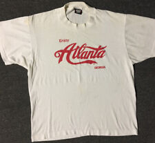 Camisa bootleg vintage anos 90 Atlanta Coca-Cola desbotada angústia ponto único EUA grunge anos 80 comprar usado  Enviando para Brazil