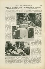 1920 artículo de revista monumento a Otis de Los Ángeles construido para proteger a los automovilistas CA segunda mano  Embacar hacia Argentina