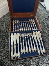 Antique cutlery set for sale  BARNSLEY