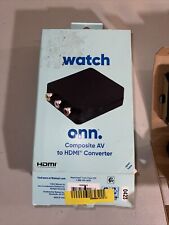 onn. Composite AV To HDMI Adapter, 1080P HD Quality,Black 2 Lot for sale  Shipping to South Africa