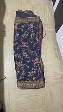 Navy blue saree for sale  LONDON
