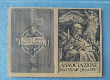 Fascismo tessera associazione usato  Osimo