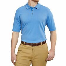 Camisa polo masculina de golfe Bolle desempenho manga curta, regata texturizada azul, GG comprar usado  Enviando para Brazil