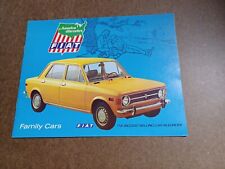 Folleto de ventas de autos familiares Fiat 1972-1973 segunda mano  Embacar hacia Argentina