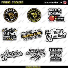 Fishing stickers vinyl for sale  WALSALL