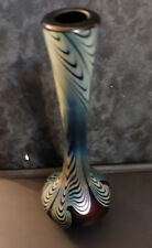Used, OKRA IREDESCENT VASE HIGHT 7 INCH WIDTH APPROX  3 INCH for sale  Shipping to South Africa