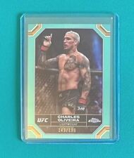 Charles Oliveira 2023 Topps Chrome UFC #/199 refrator azul-petróleo SP No.42 #149/199 SP comprar usado  Enviando para Brazil