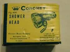 VTG SHOWER HEAD CHROME MADE IN JAPAN CORONET BRASS COMPANY CALIFORNIA for sale  Shipping to South Africa