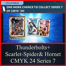 THUNDERBOLTS+SCARLET-SPIDER&HORNET-CMYK 24 S7 10 CONJUNTO DE CARTAS-TOPPS MARVEL COLLECT, usado comprar usado  Enviando para Brazil