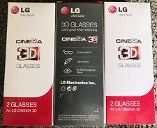 LG 3D Glasses For LG Cinema 3D - 2 Pair Per box - NEW for sale  Shipping to South Africa