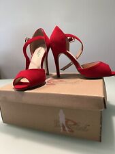 open toed red high heels for sale  San Pedro